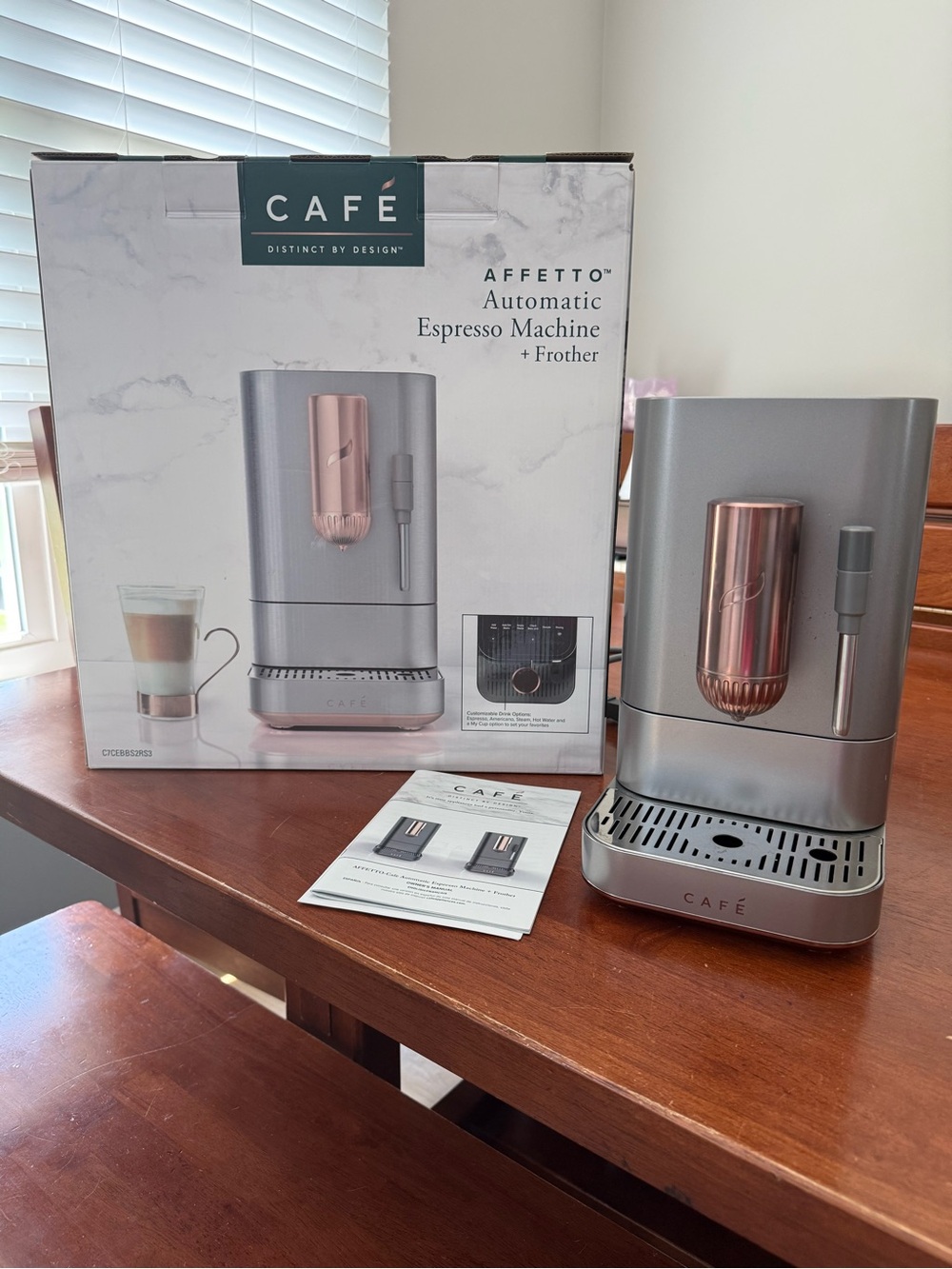 CAFE AFFETTO Automatic Espresso Machine + Frother